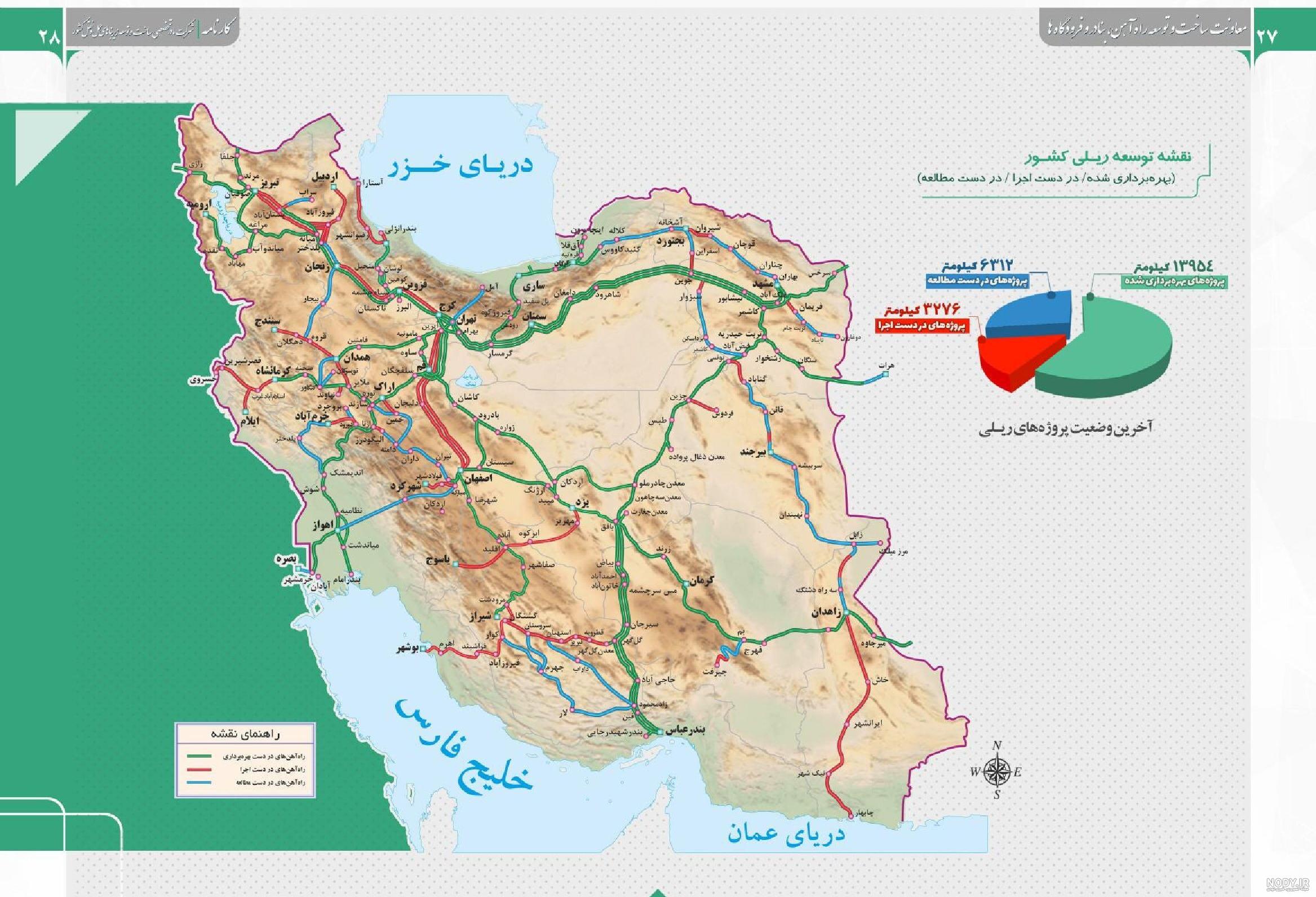 نقشه خطوط ریلی جهان نقشه خطوط ریلی جهان