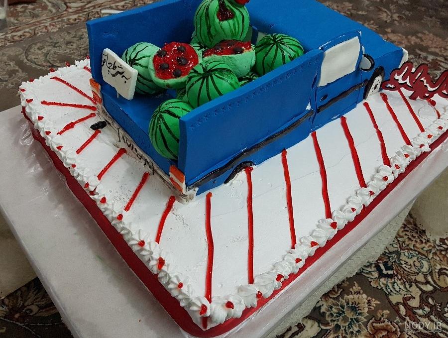 کیک تولد ماشین 206