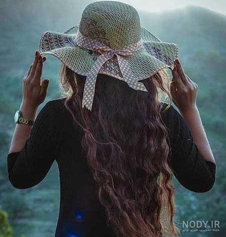 عکس دختر تنها در غروب افتاب