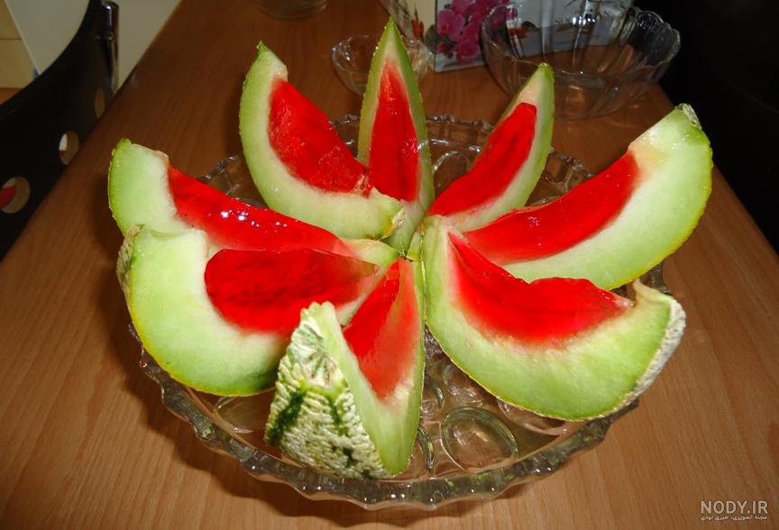 عکس ژله در طالبی