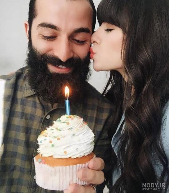 ژست عکس تولد پسرانه بزرگسال