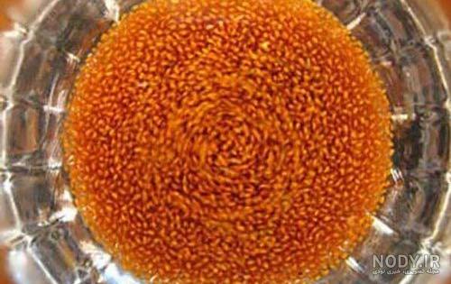 سبزه کنجد روی کوزه سبزه کنجد روی کوزه