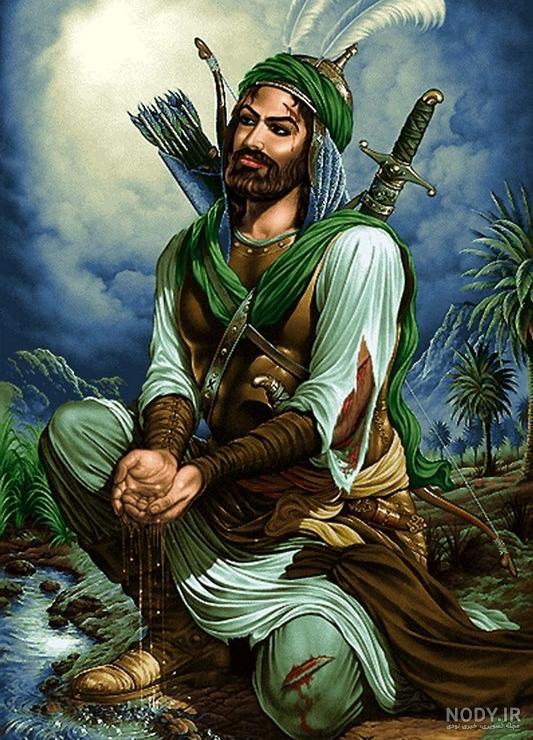 عکس امام حسین و حضرت عباس