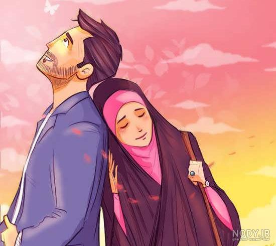عکس دختر چادری از پشت سر