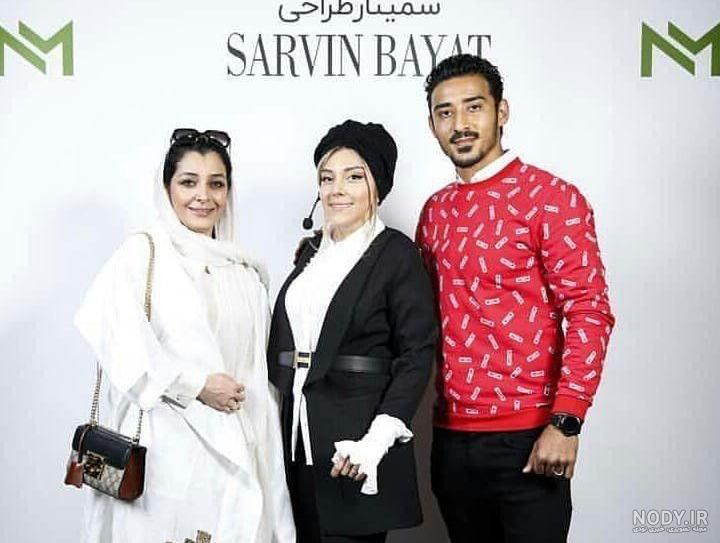 عکس رضا قوچان نژاد و همسرش