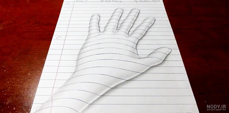 عکس سه بعدی دست عکس سه بعدی دست