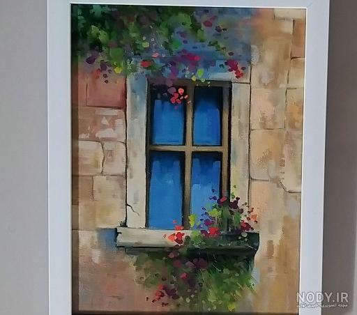 عکس نقاشی رنگ روغن چهره