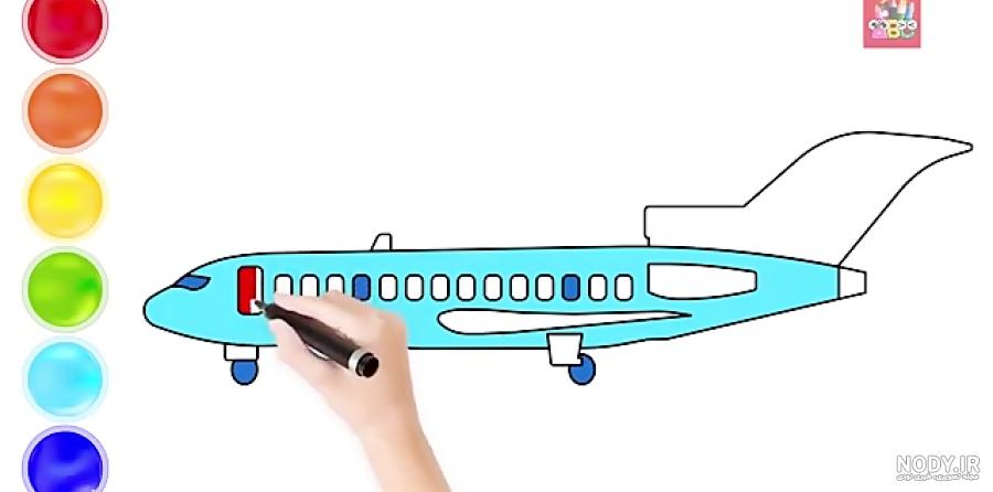 عکس نقاشی هواپیمای امام خمینی