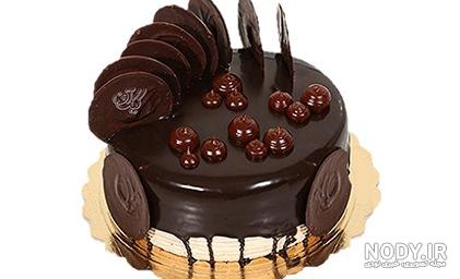 عکس کیک تولد دخترانه شکلاتی ساده