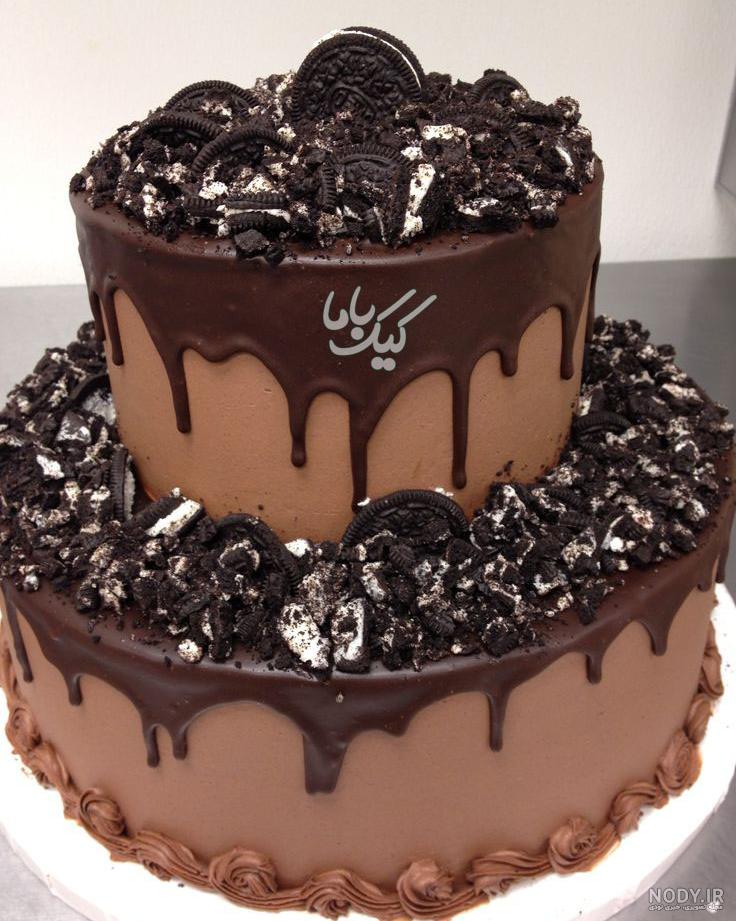 عکس کیک شکلاتی ساده
