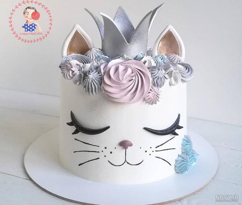 عکس کیک گربه ای
