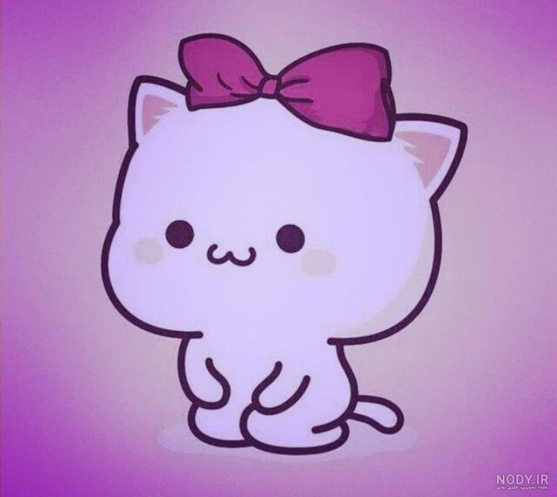 عکس گربه کارتونی بامزه