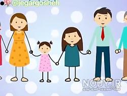 نقاشی خانواده 5 نفره