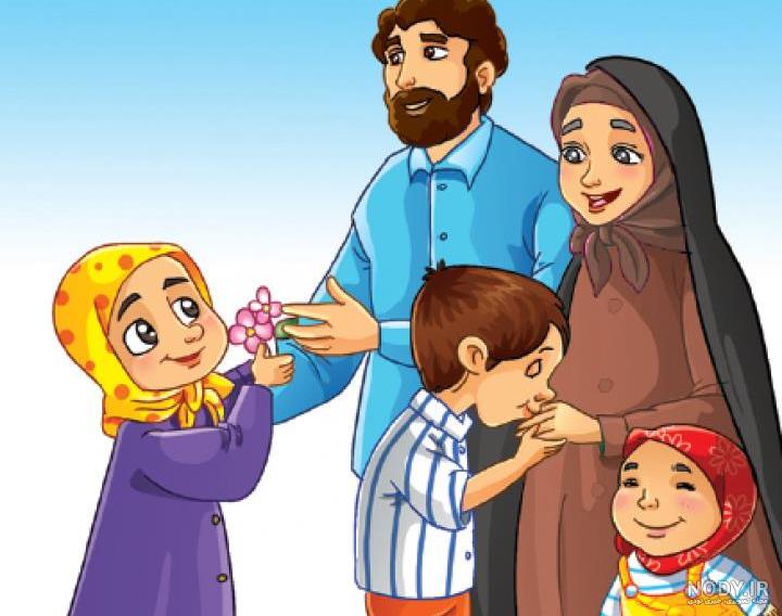 نقاشی دورهمی خانواده