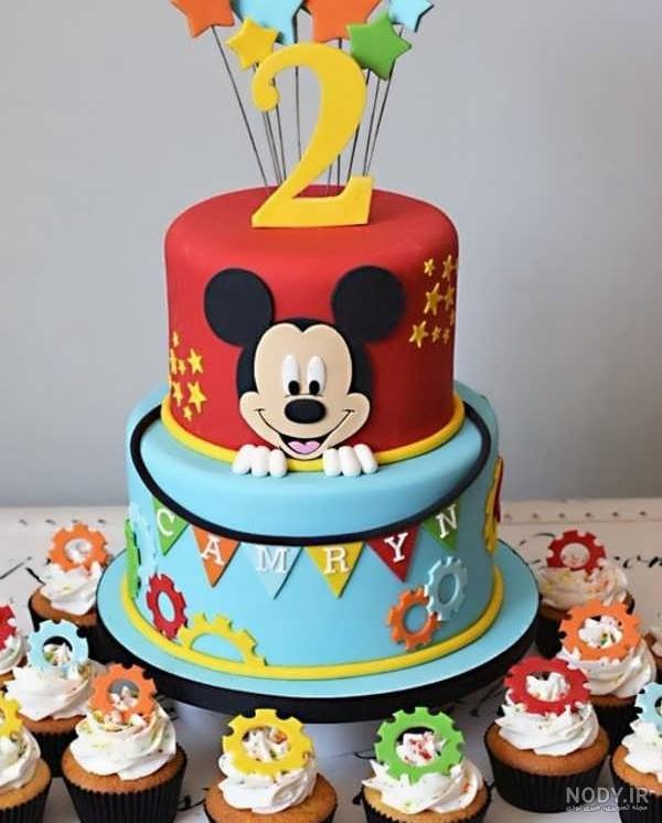 کیک تولد پسرانه قرمز کیک تولد پسرانه قرمز