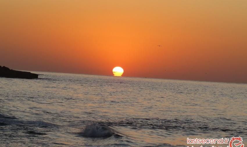 عکس خفن عکس طلوع خورشید روی دریا
