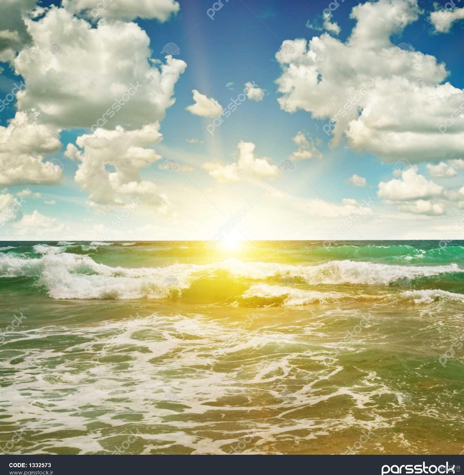 عکس طلوع خورشید صبح