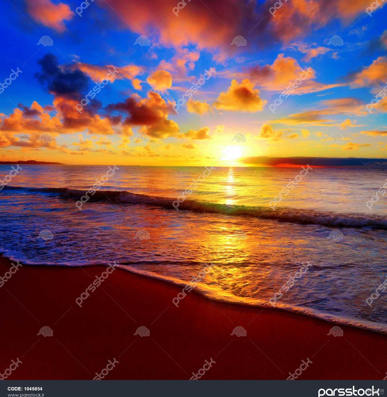 عکس طلوع خورشید صبح