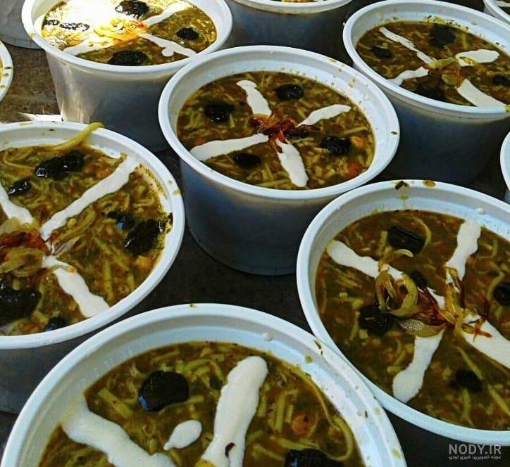 آموزش تزیین آش رشته آپارات