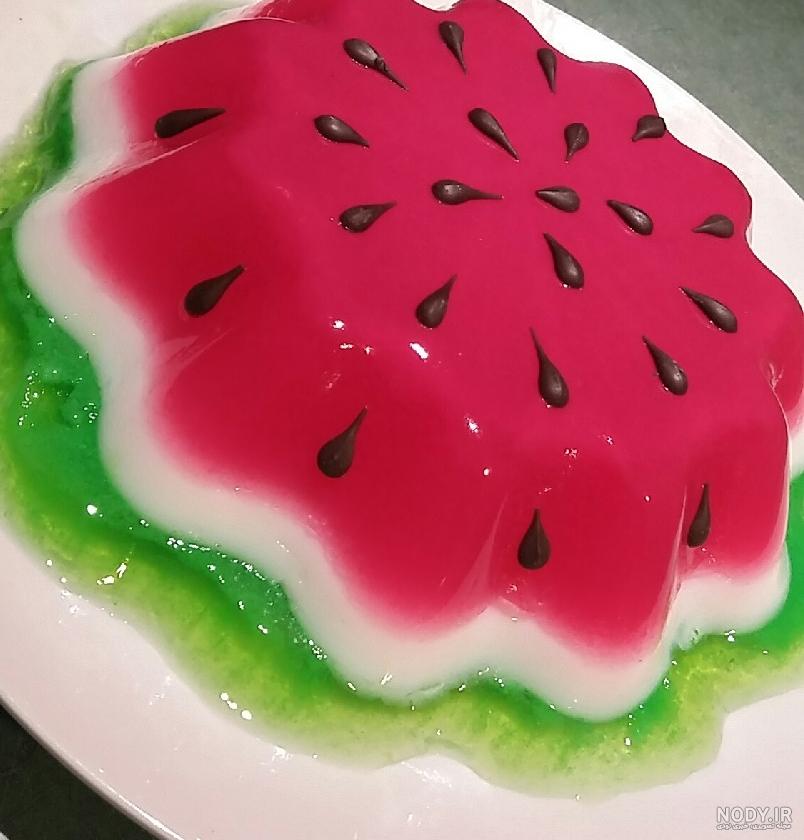 تزیین ژله روز مرد تزیین ژله روز مرد