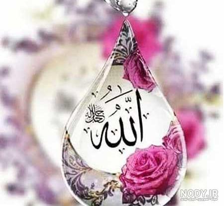 عکس الله روی گل