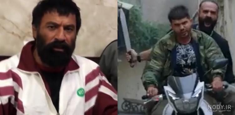 عکس زن وحید مرادی در استخر