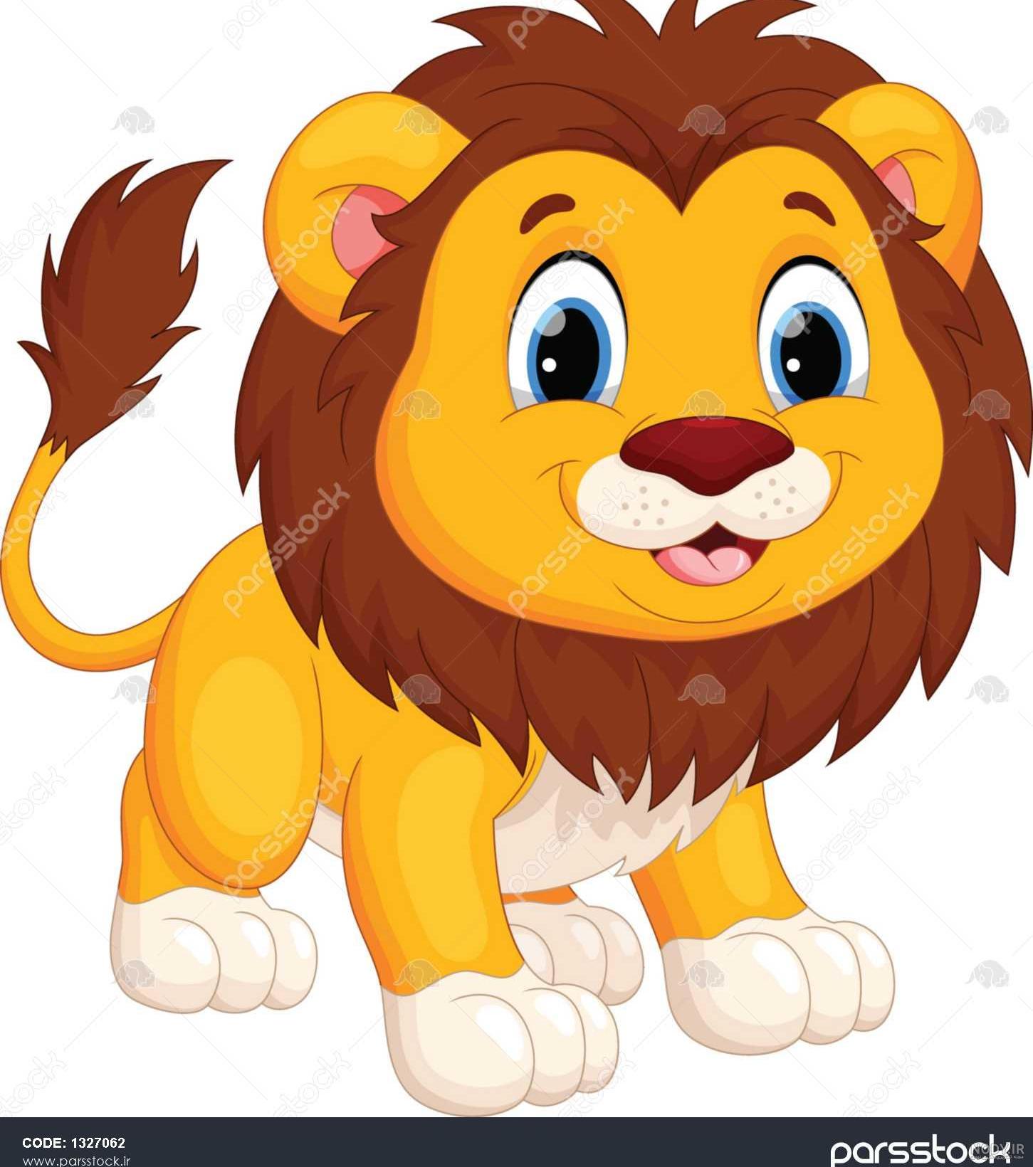 عکس شیر کارتونی