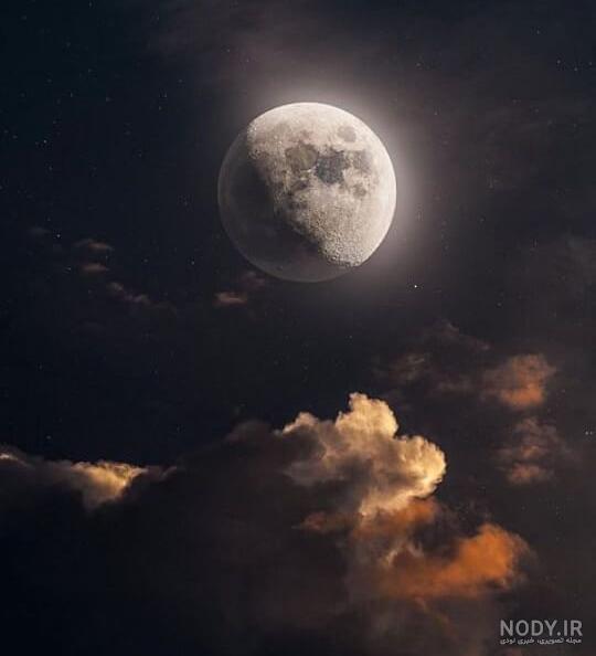 عکس ماه کامل در شب