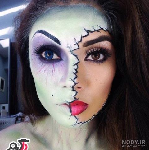 عکس نقاشی روی صورت دخترانه عکس نقاشی روی صورت دخترانه