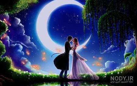 عکس کارتونی عاشقانه مذهبی