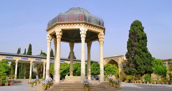 نقاشی آرامگاه حافظ