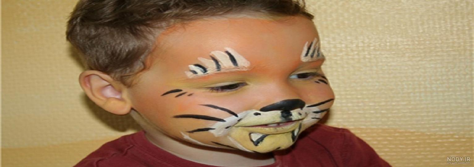 نقاشی روی صورت گربه نقاشی روی صورت گربه
