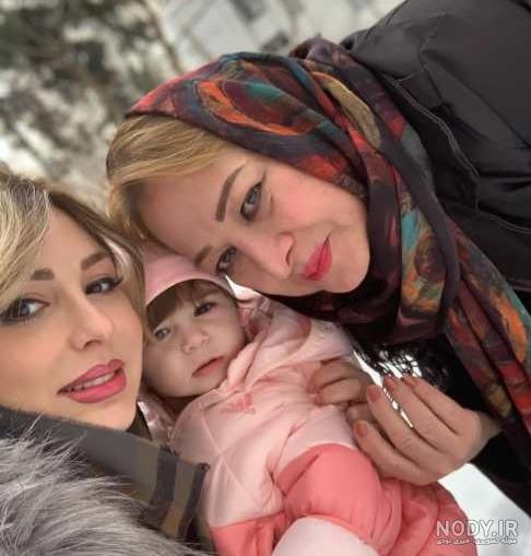 نیوشا ضیغمی و دخترش