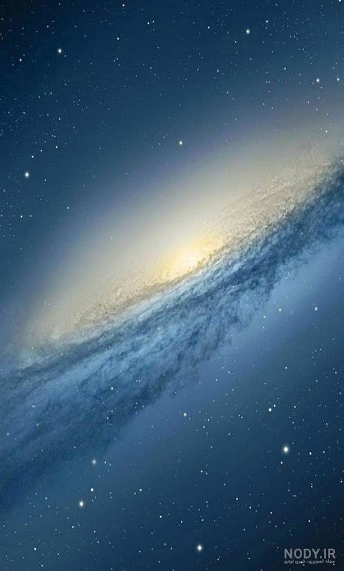 والپیپر کهکشانی صورتی