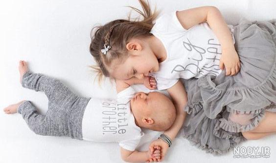 ژست عکس تولد خواهر برادری ژست عکس تولد خواهر برادری