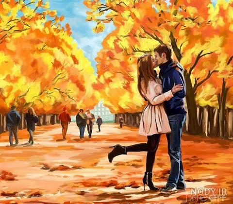  پروفایل پاییزی عاشقانه دونفره