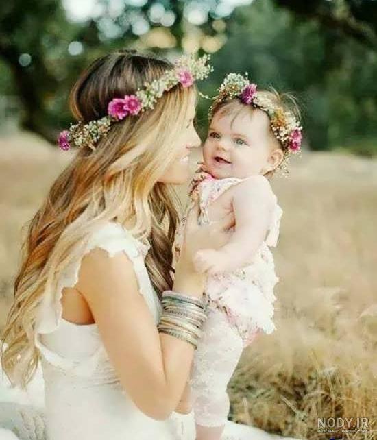 عکس مادر و بچه برای پروفایل
