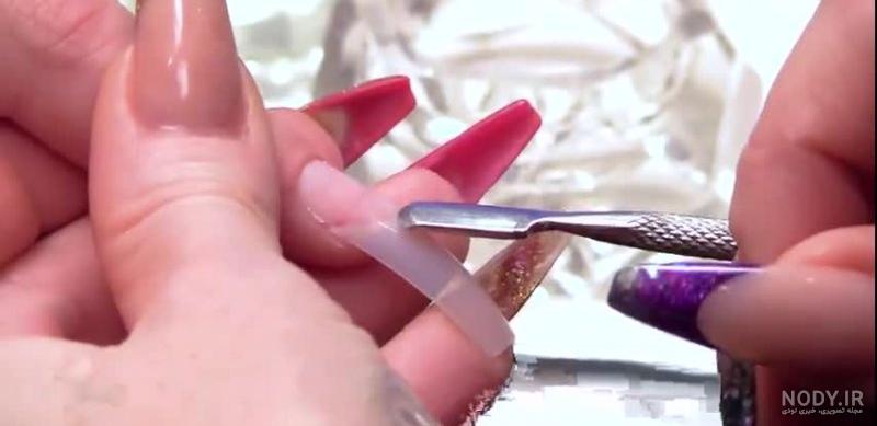 آموزش کاشت ناخن ساده آموزش کاشت ناخن ساده