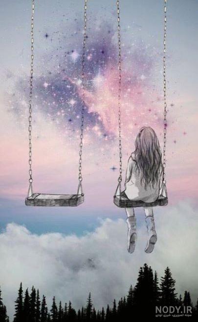 عکس دختر تنها در غروب افتاب عکس دختر تنها در غروب افتاب