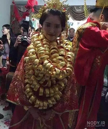 عکس سرویس طلا عروس