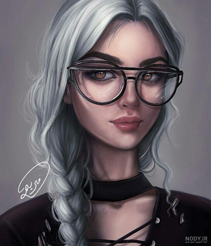 عکس فیک دخترونه با عینک