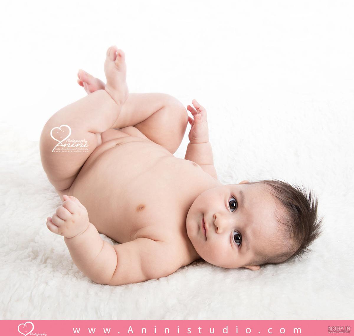 عکس ماهگرد نوزاد با پوشک عکس ماهگرد نوزاد با پوشک