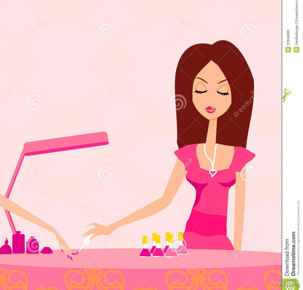 عکس ناخن کارتونی