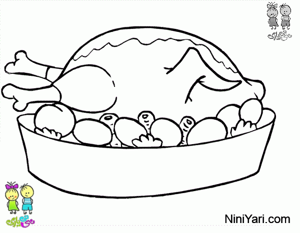 عکس نقاشی غذای سالم و ناسالم