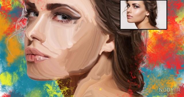 عکس نقاشی کنار دفتر عکس نقاشی کنار دفتر