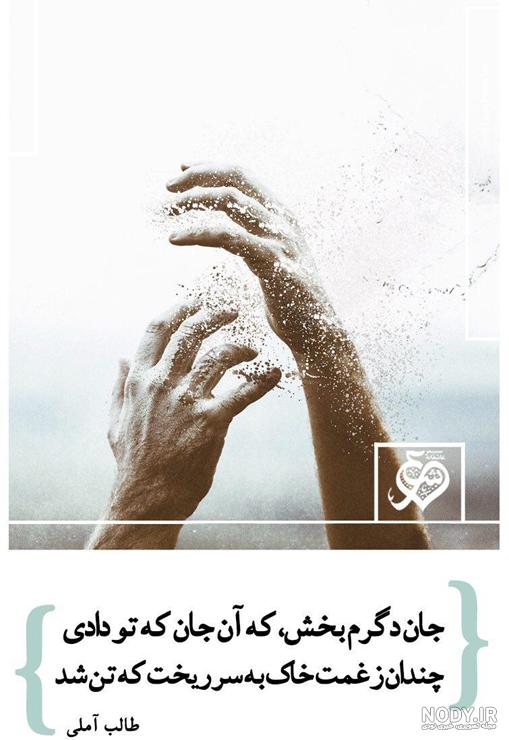 عکس نوشته طالب آملی