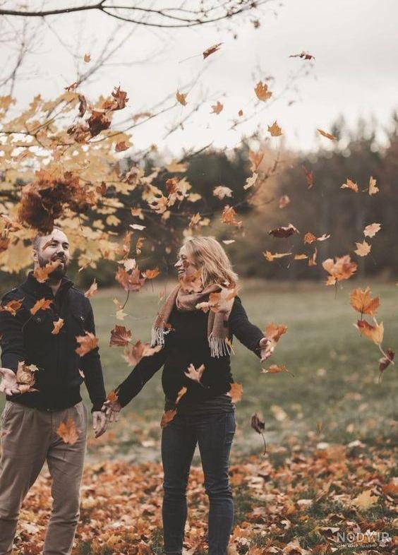 عکس پاییزی غمگین