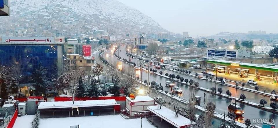 عکس کابل برف
