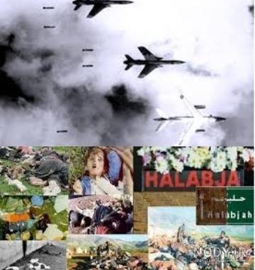 لحظه بمباران حلبچه