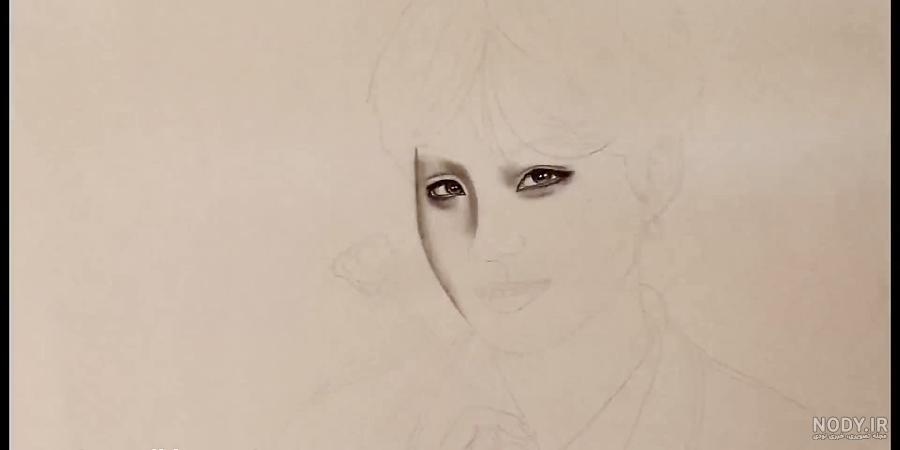 نقاشی اعضای بی تی اس